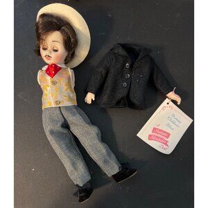 Vintage Madame Alexander Rhett Butler Doll Tags Arms Broken Wrong Box Estate 11"